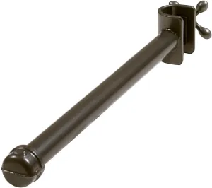 16 in. Pipeline Add-On Arm Garment Racks Anthracite Grey - Pack of 2