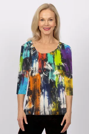 4237e Sorento 3/4 Raglan - Graffiti