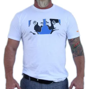 Bear vs Bear hand printed T-shirt (Last Few)