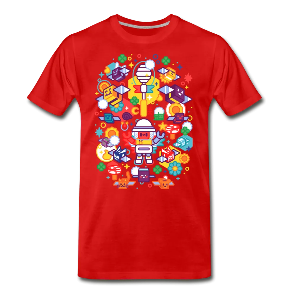 Bee Swarm - Stylized Beekeeper T-Shirt (Mens)