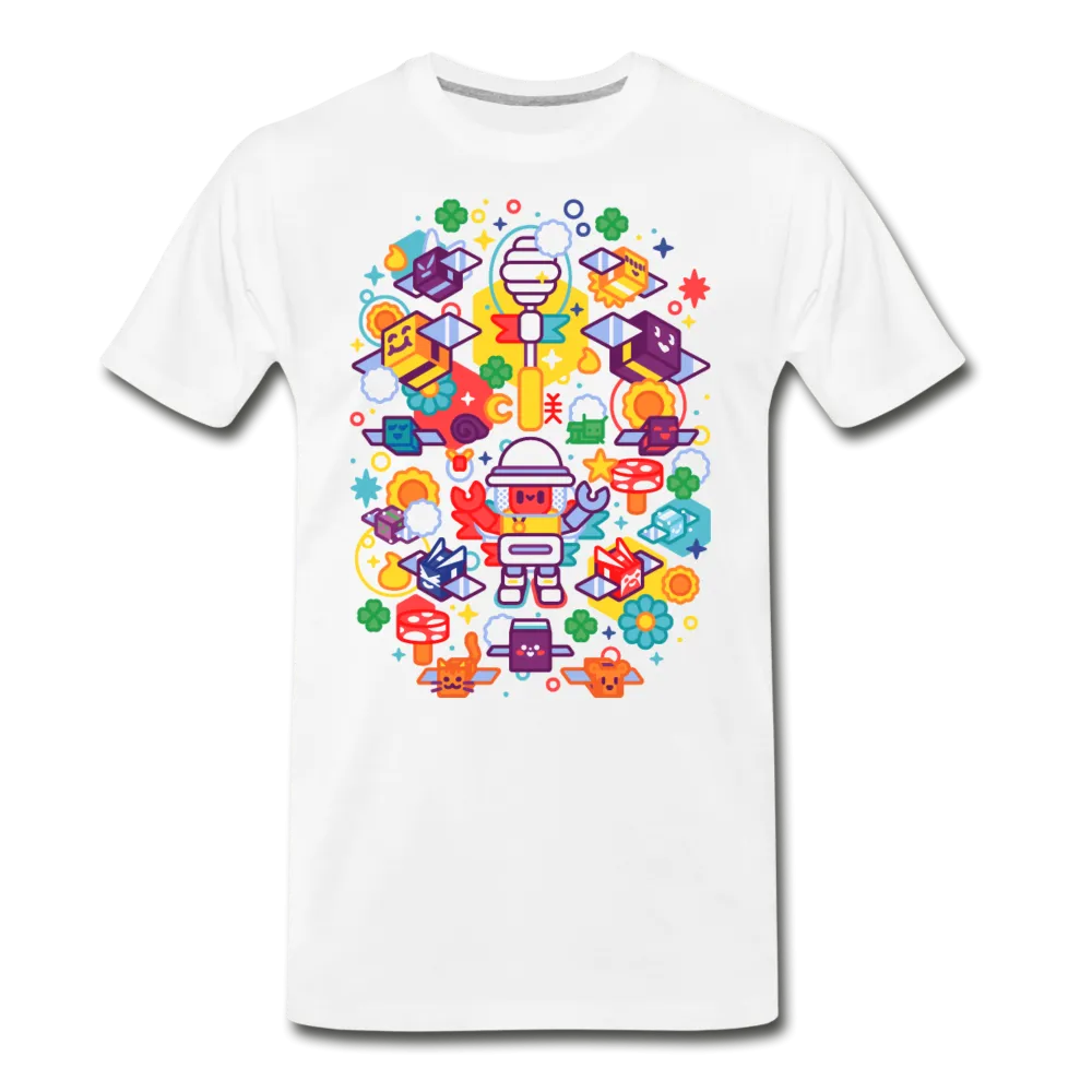 Bee Swarm - Stylized Beekeeper T-Shirt (Mens)