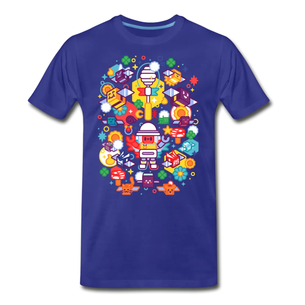 Bee Swarm - Stylized Beekeeper T-Shirt (Mens)
