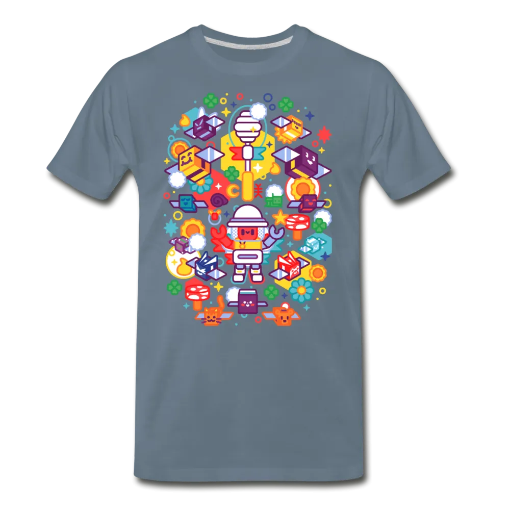 Bee Swarm - Stylized Beekeeper T-Shirt (Mens)