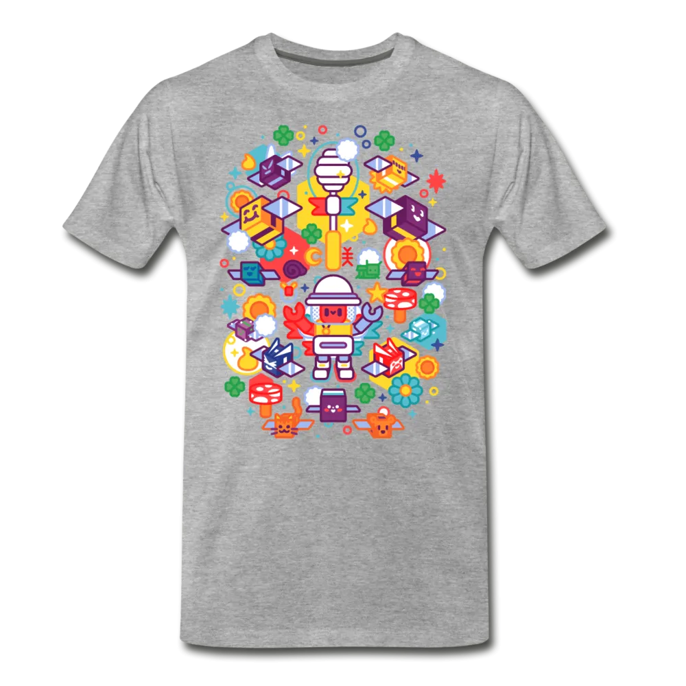 Bee Swarm - Stylized Beekeeper T-Shirt (Mens)