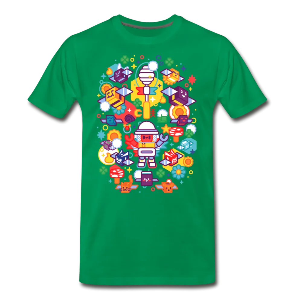 Bee Swarm - Stylized Beekeeper T-Shirt (Mens)