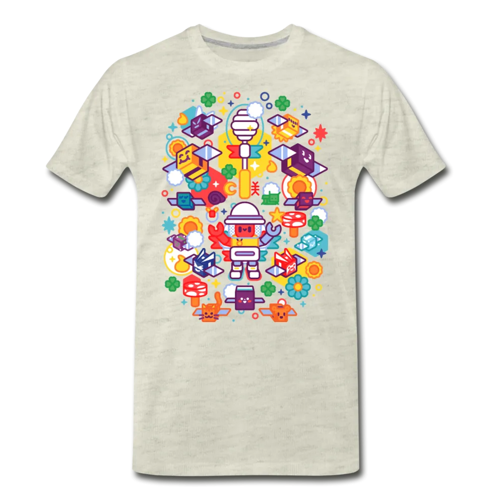 Bee Swarm - Stylized Beekeeper T-Shirt (Mens)