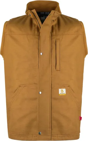 BOCOMAL FR Jacket Insulated Flame Resistant Duck Hooded Coat Outwear&Vest Light Water Repellent and Oil Resistant.