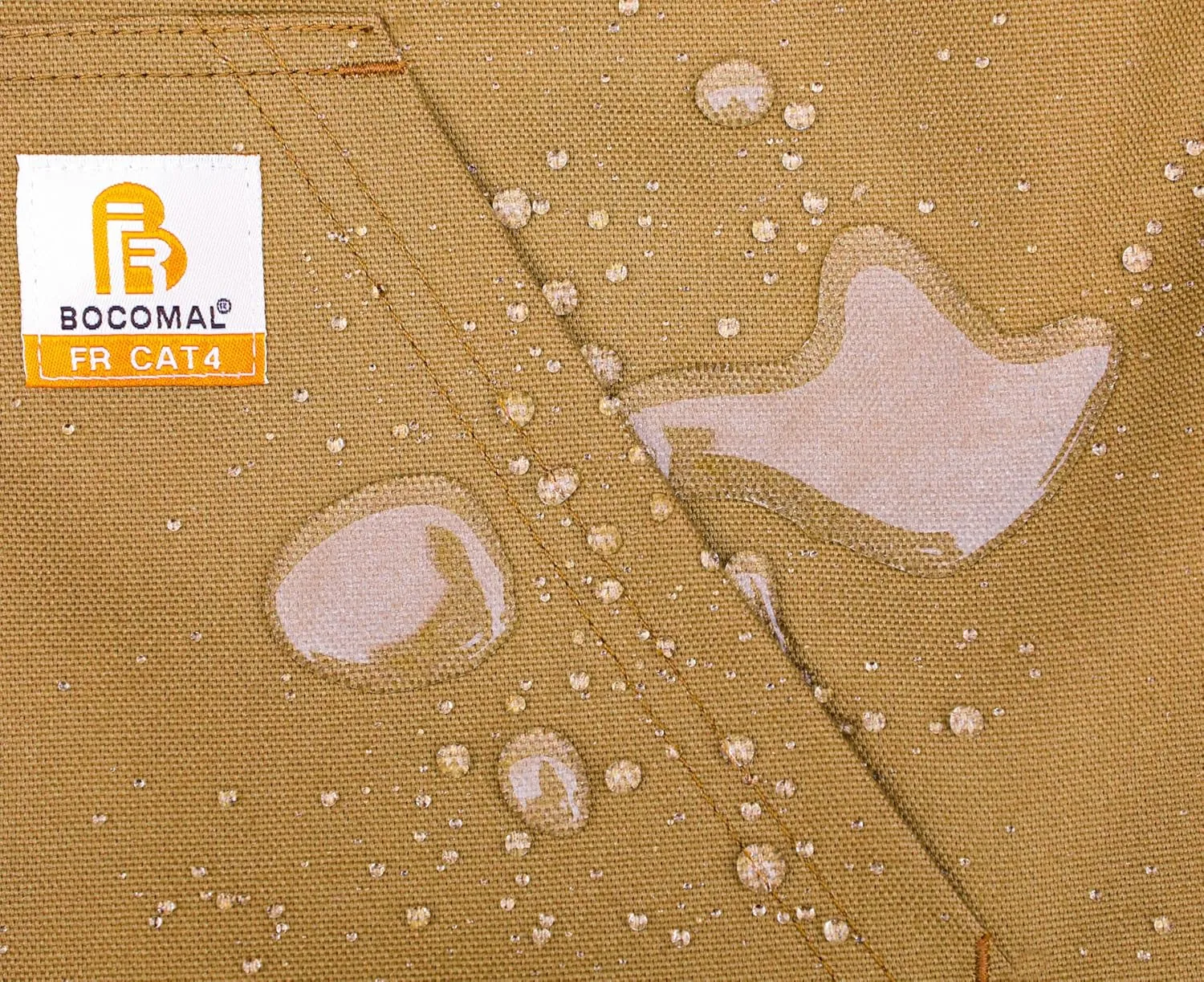 BOCOMAL FR Jacket Insulated Flame Resistant Duck Hooded Coat Outwear&Vest Light Water Repellent and Oil Resistant.
