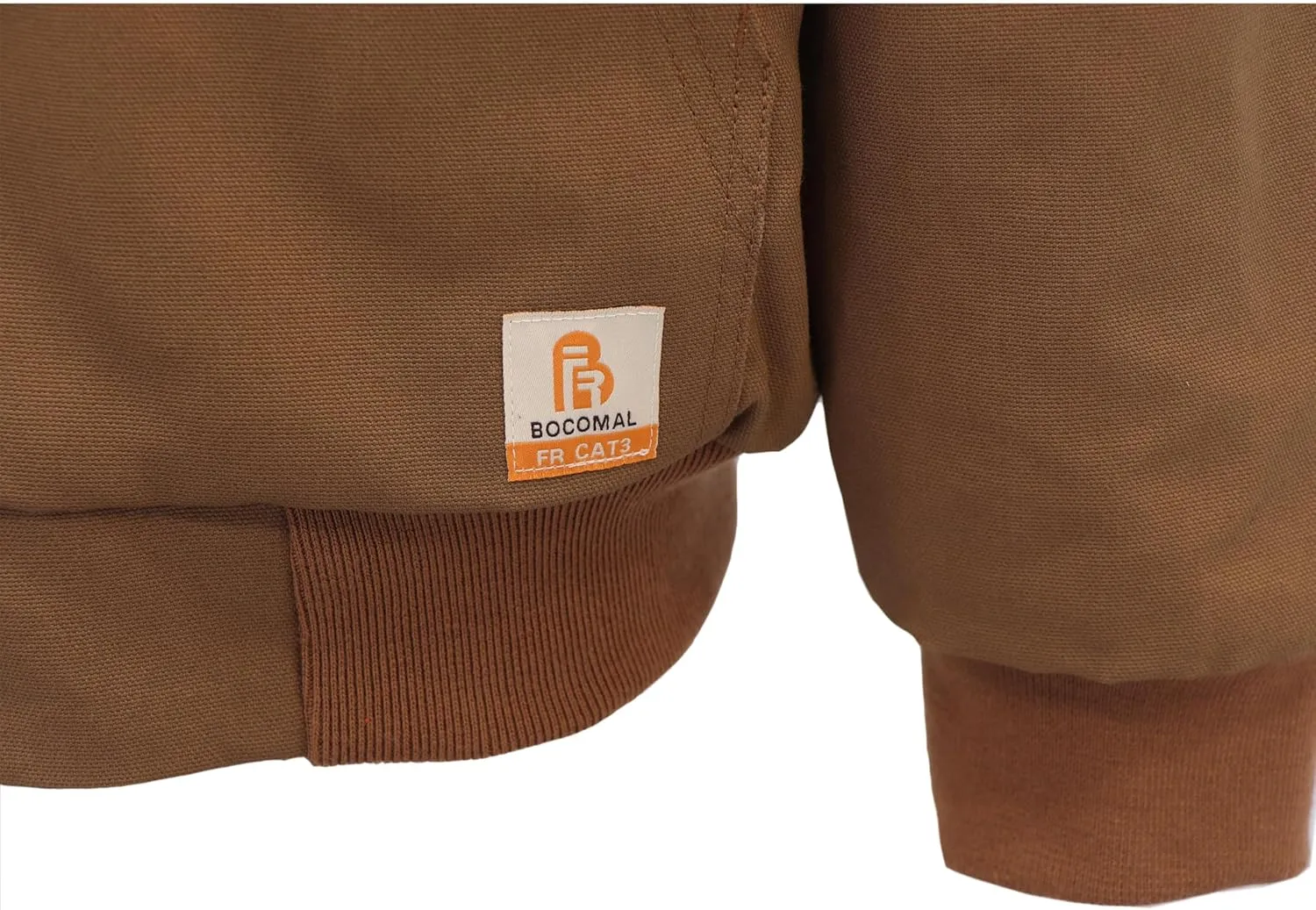 BOCOMAL FR Jacket Insulated Flame Resistant Duck Hooded Coat Outwear&Vest Light Water Repellent and Oil Resistant.