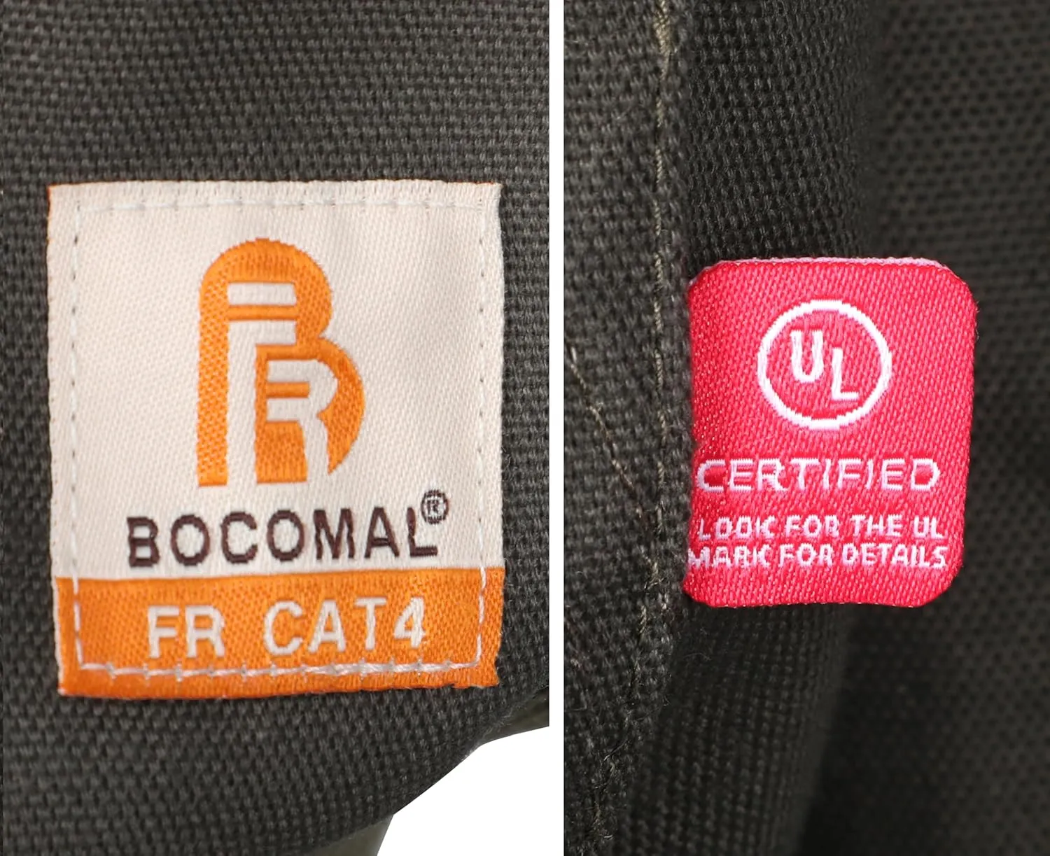BOCOMAL FR Jacket Insulated Flame Resistant Duck Hooded Coat Outwear&Vest Light Water Repellent and Oil Resistant.