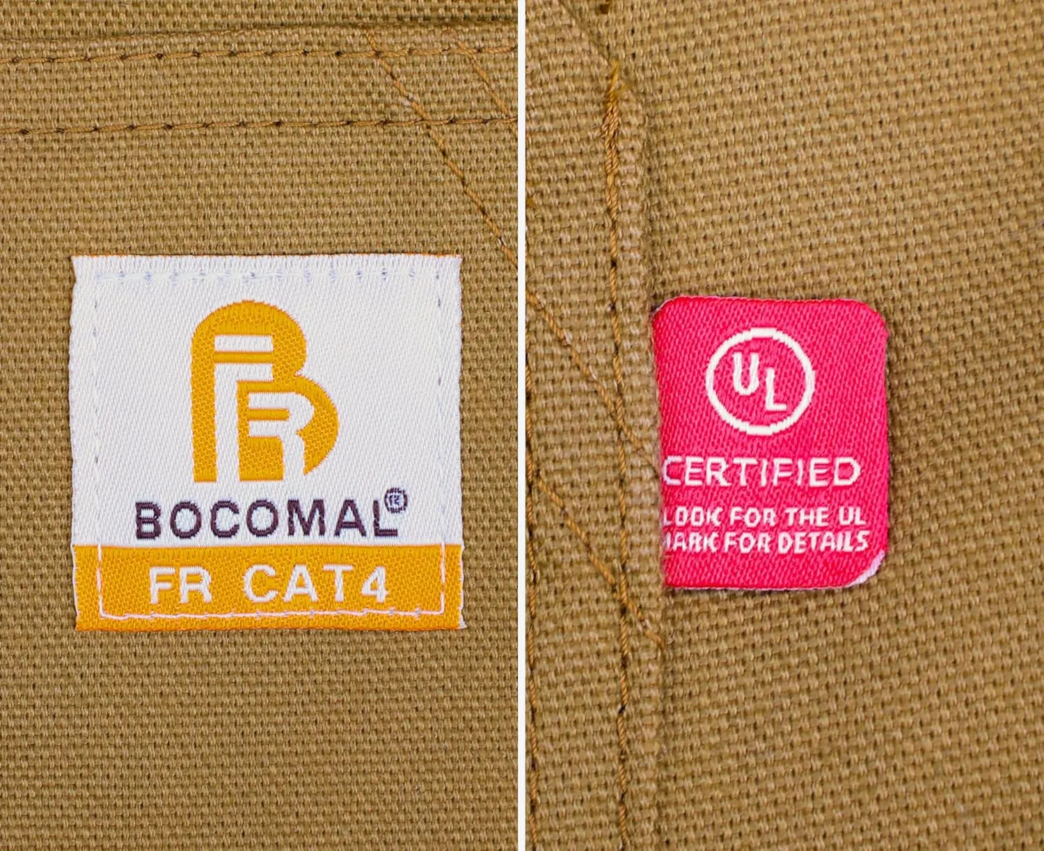 BOCOMAL FR Jacket Insulated Flame Resistant Duck Hooded Coat Outwear&Vest Light Water Repellent and Oil Resistant.