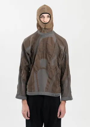 BROWN / GREY OVERSIZE 3D KNIT