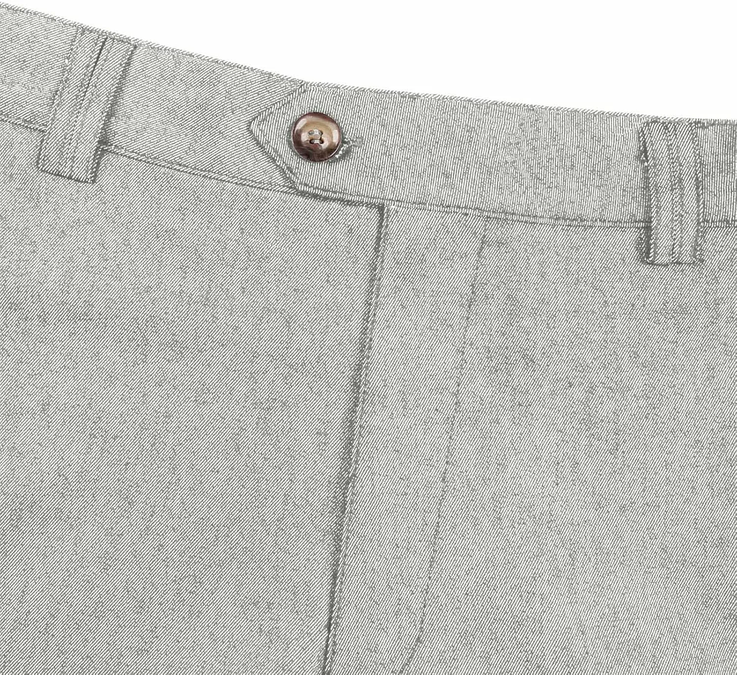 Business Dress Work Slim Fit Pants for Men Casual Button Zipper Classic Suit Pant Cotton Thin Quick Dry Trousers