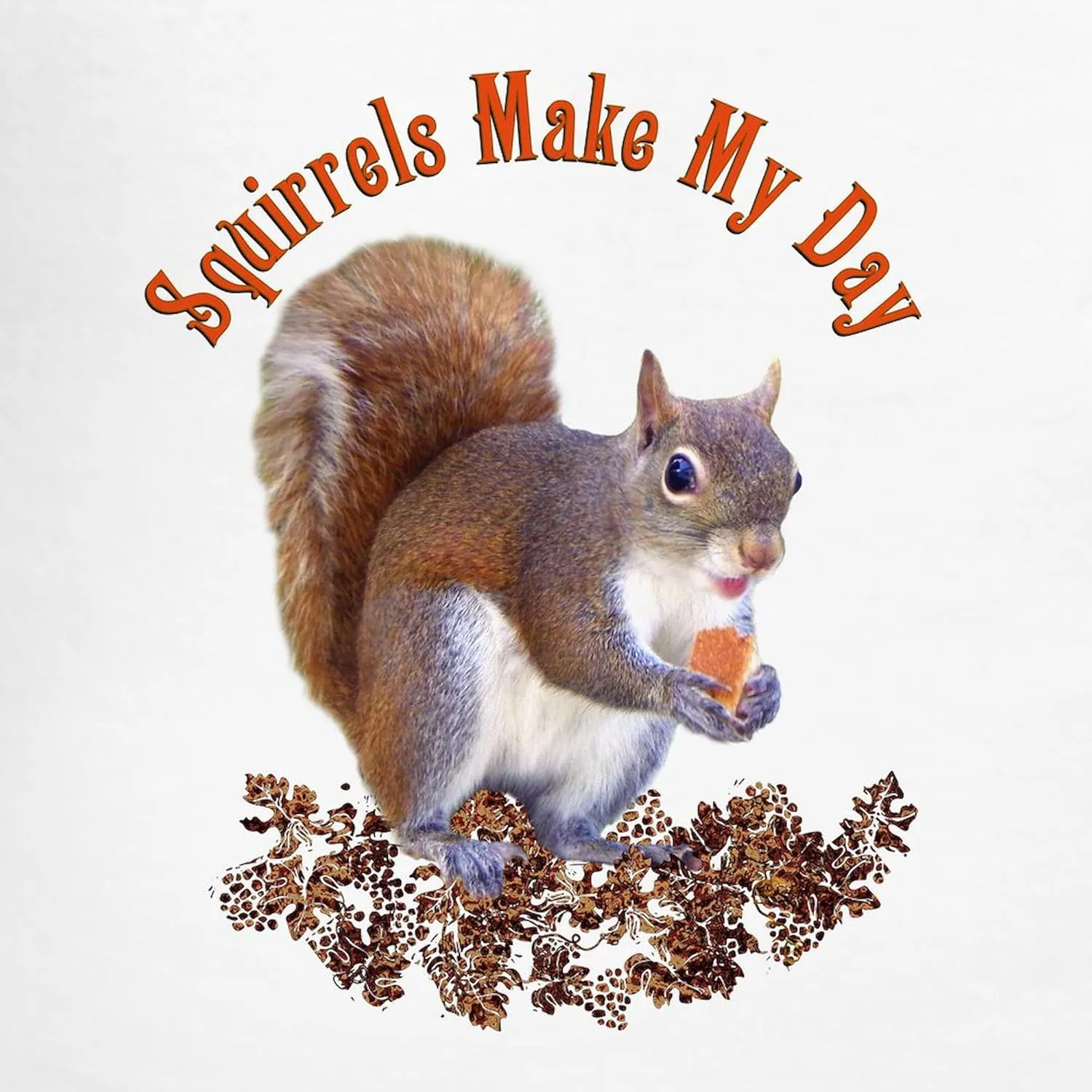 CafePress Squirrel Day Men's Light Pajamas Men's Novelty Light Pajama Set, Comfortable PJ Sleepwear
