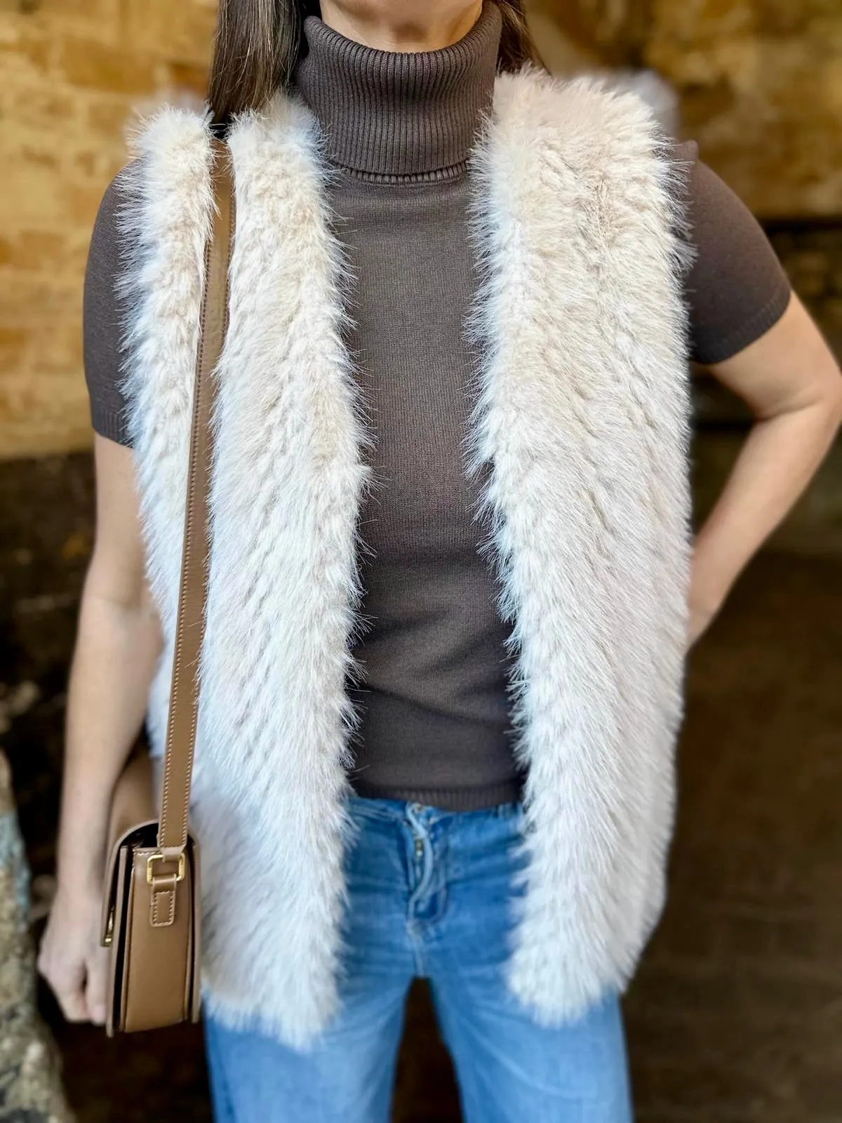 Carys Faux Fur Gilet