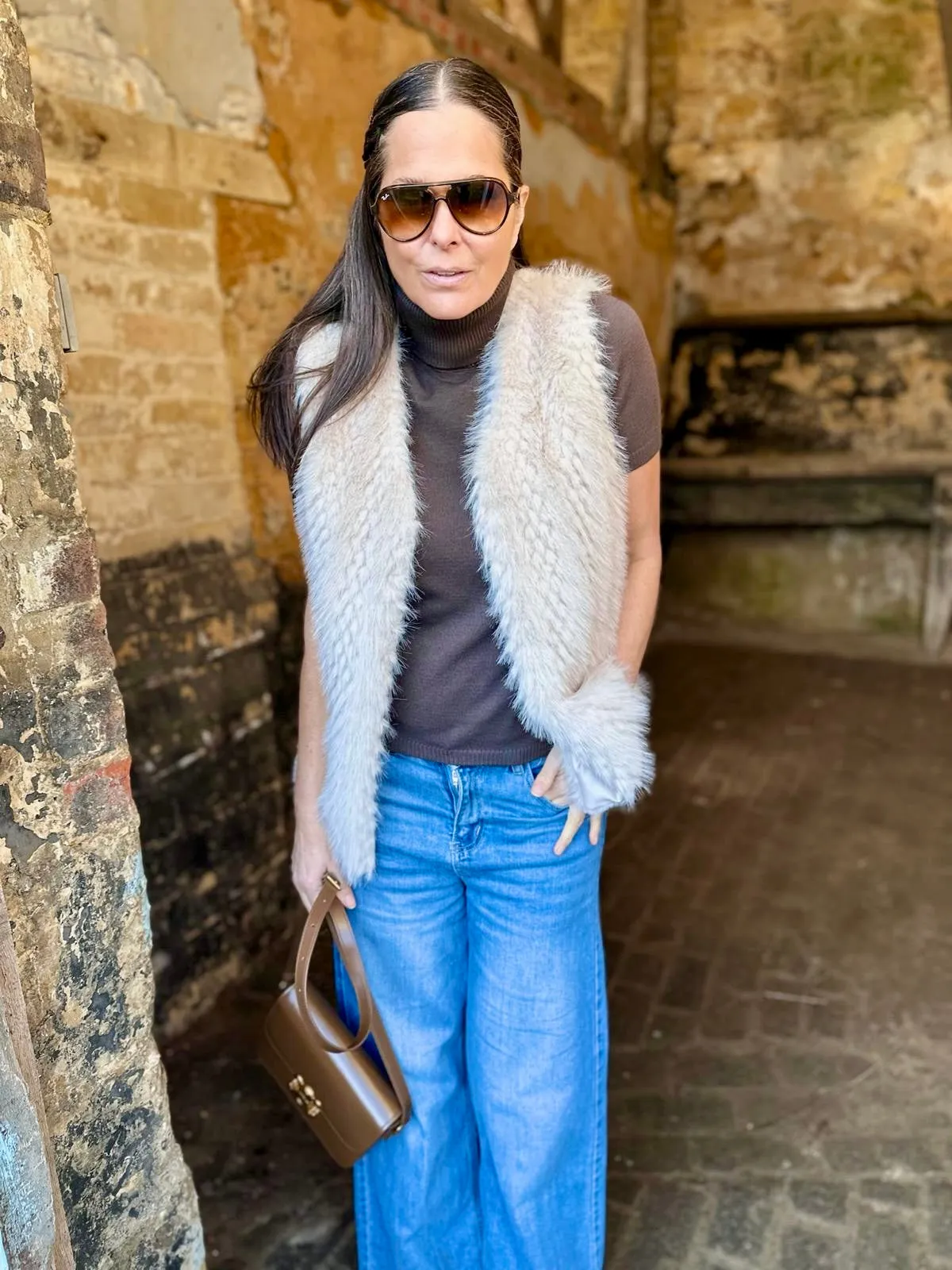 Carys Faux Fur Gilet