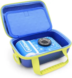 CASEMATIX Camera Case Compatible with Kidizoom PrintCam Printer Camera, Creator Cam Video Camera and Instant Camera Paper Refill Accessories, Includes Blue Case Only