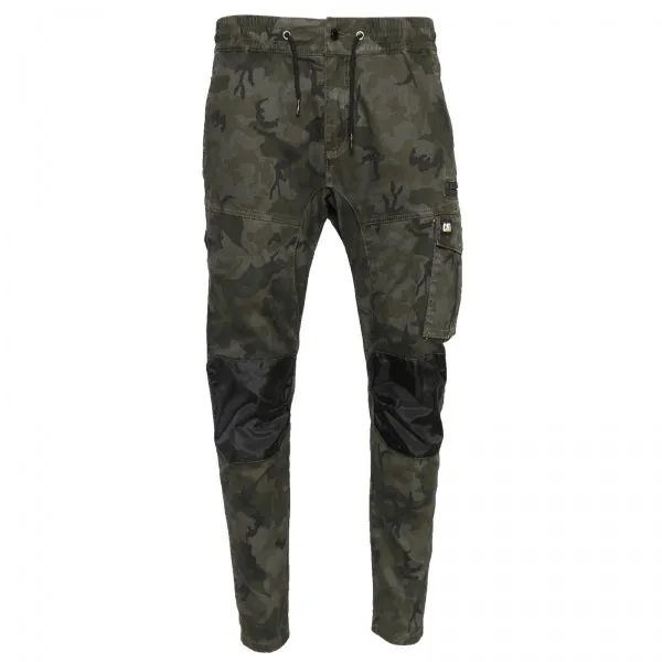 CAT DYNAMIC Mens Cotton Work Trousers Dark Green