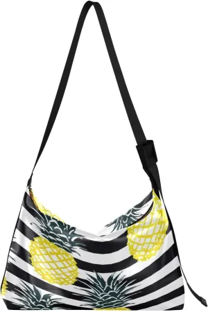 Colorful Geometric Ornament with Stylized Vegan Crossbody Bag, Cross Body Shoulder Bag, Woman Large Cross Body Bag