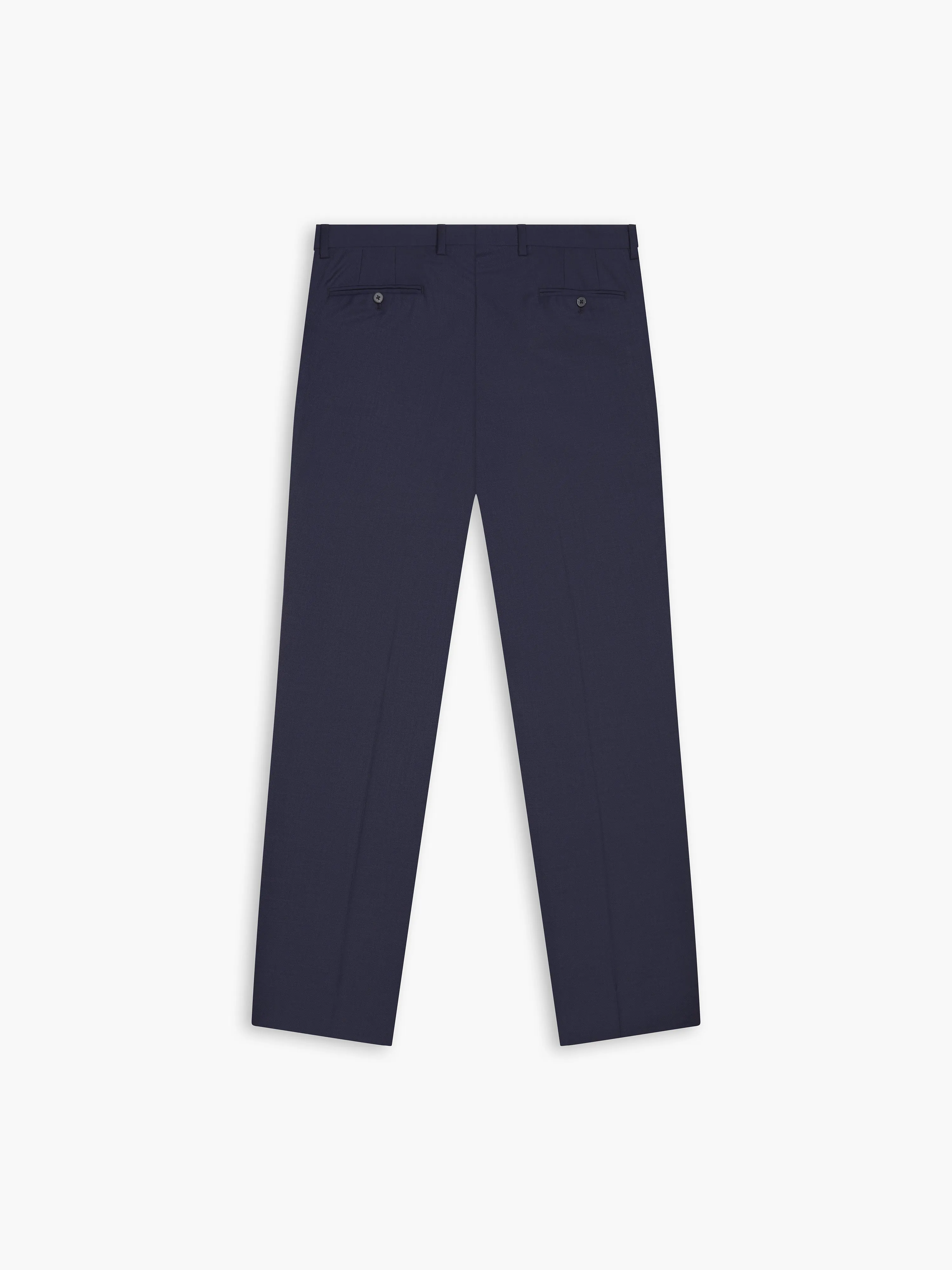 Costello Polywool Skinny Navy Textured Suit Trouser
