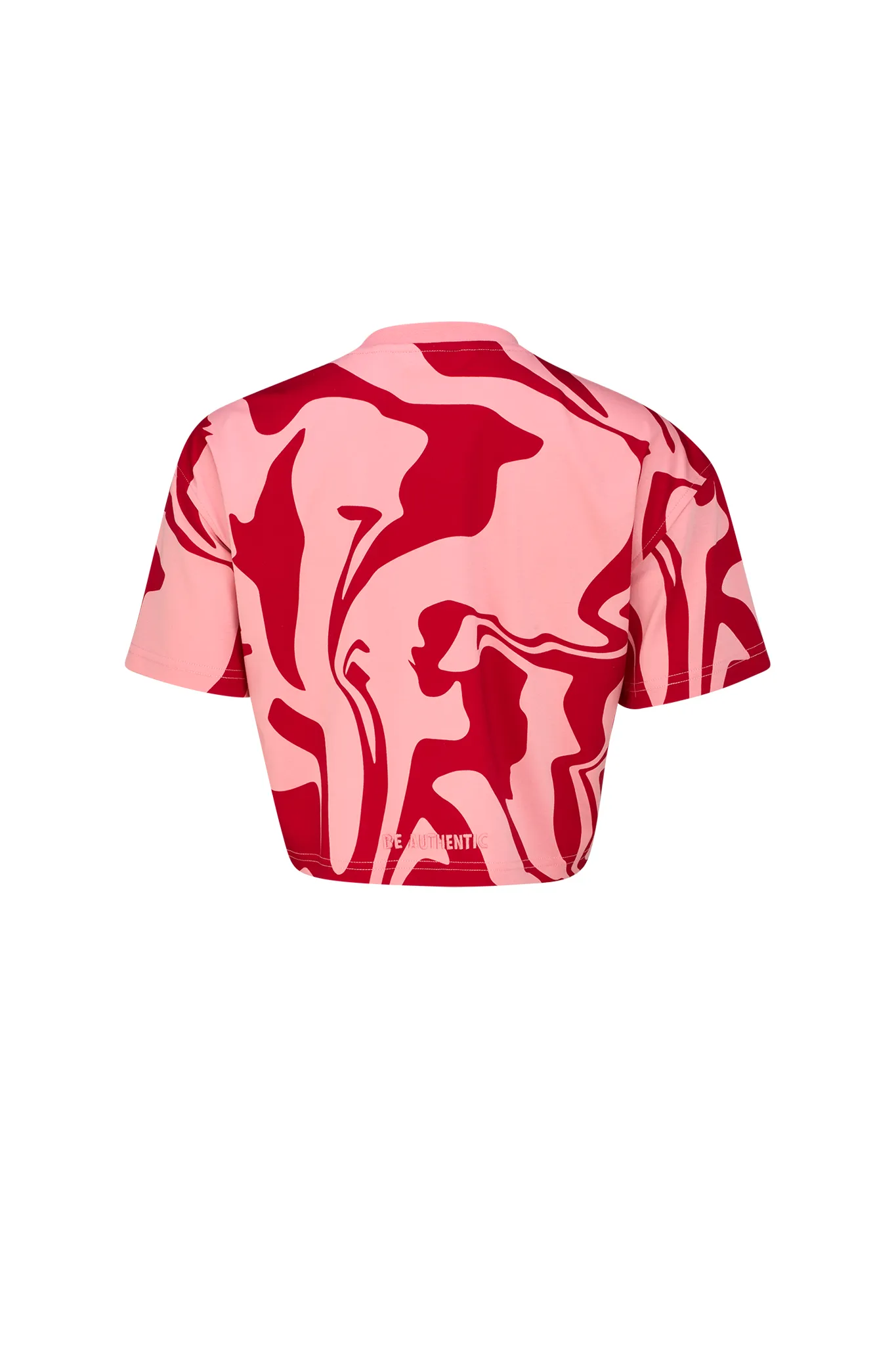 Dianthis LCD Pink Women's Oversized Cropped Tee