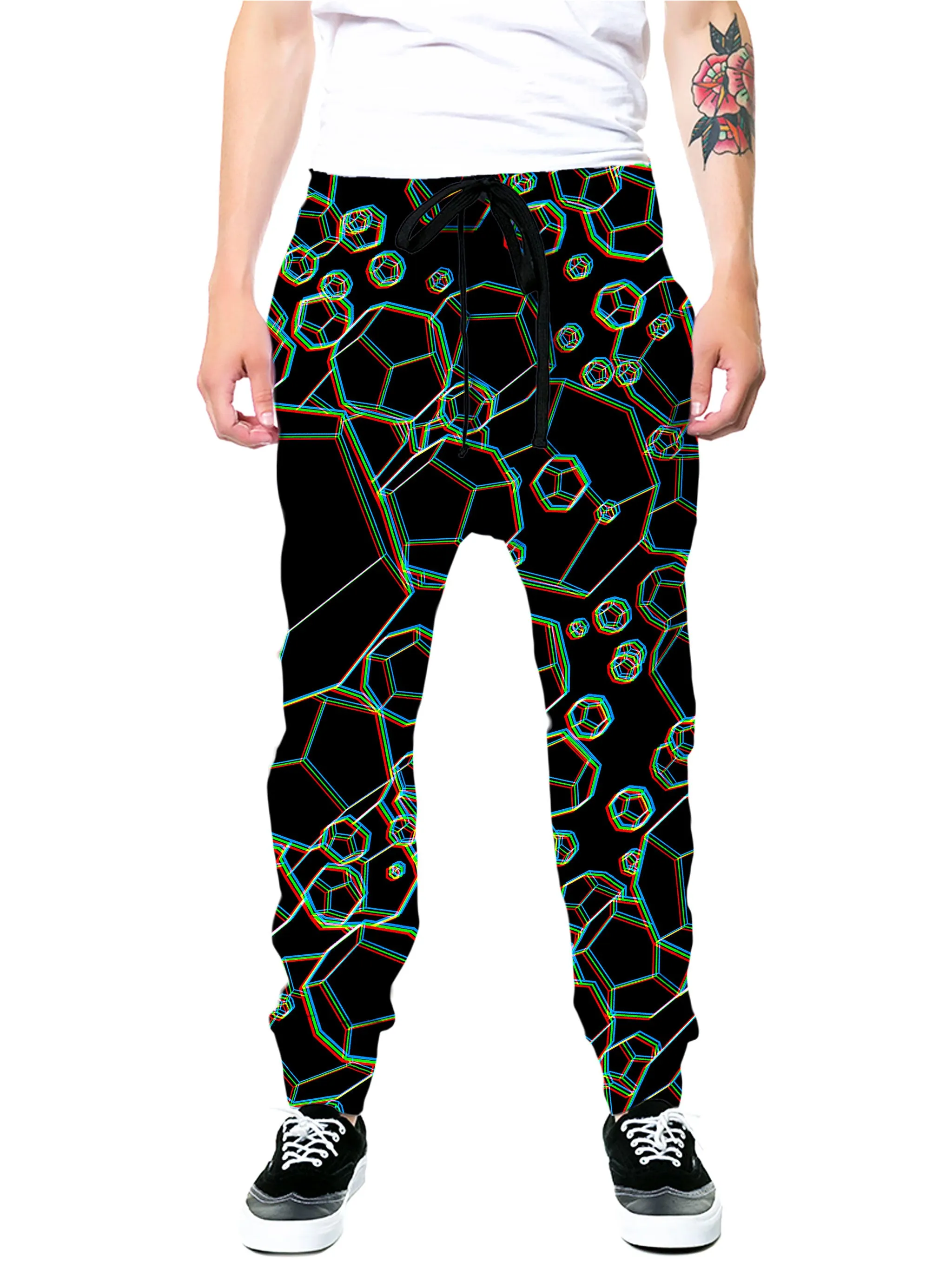 Dodecahedron Madness Glitch T-Shirt and Joggers Combo