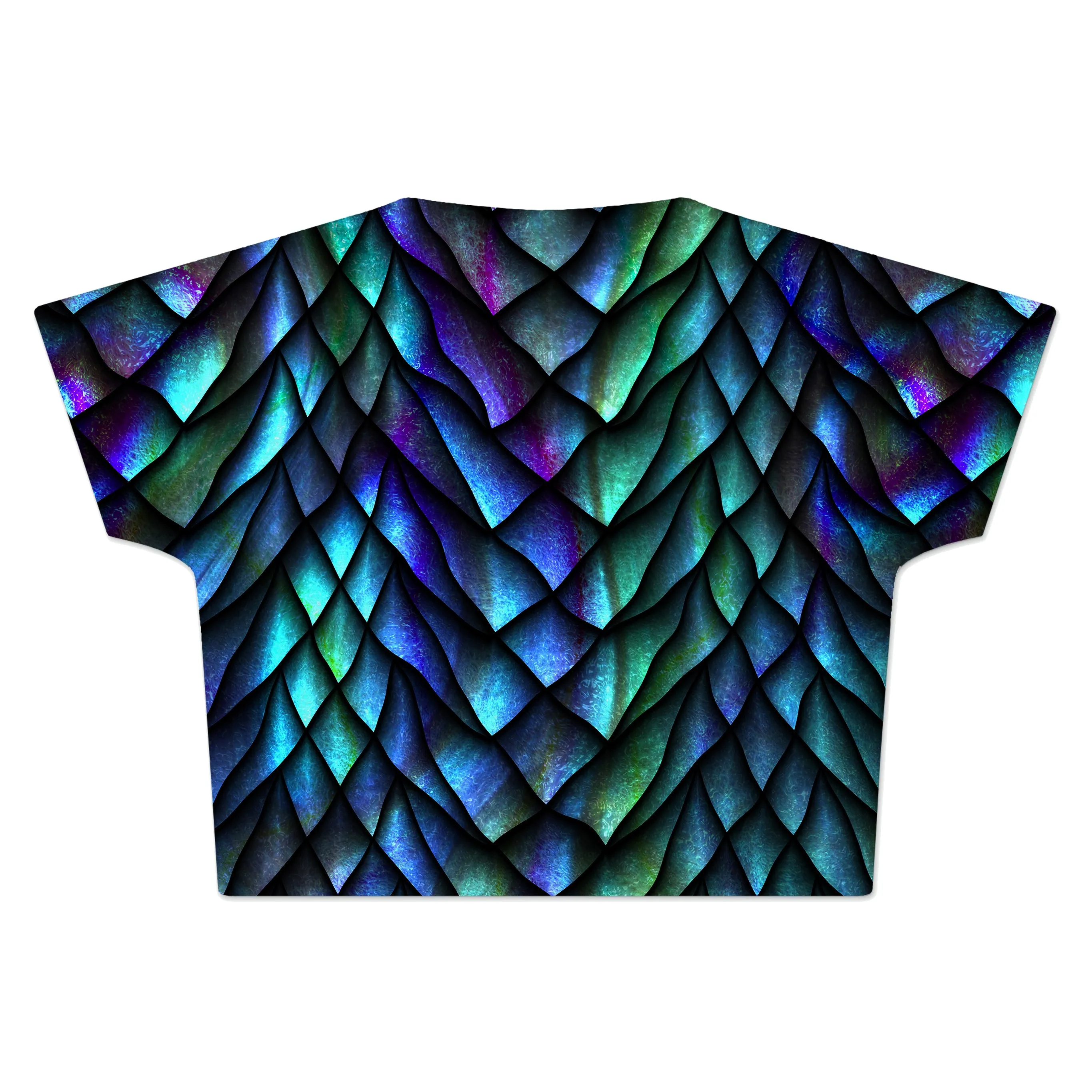 Dosed Dragon Scale Crop Tee