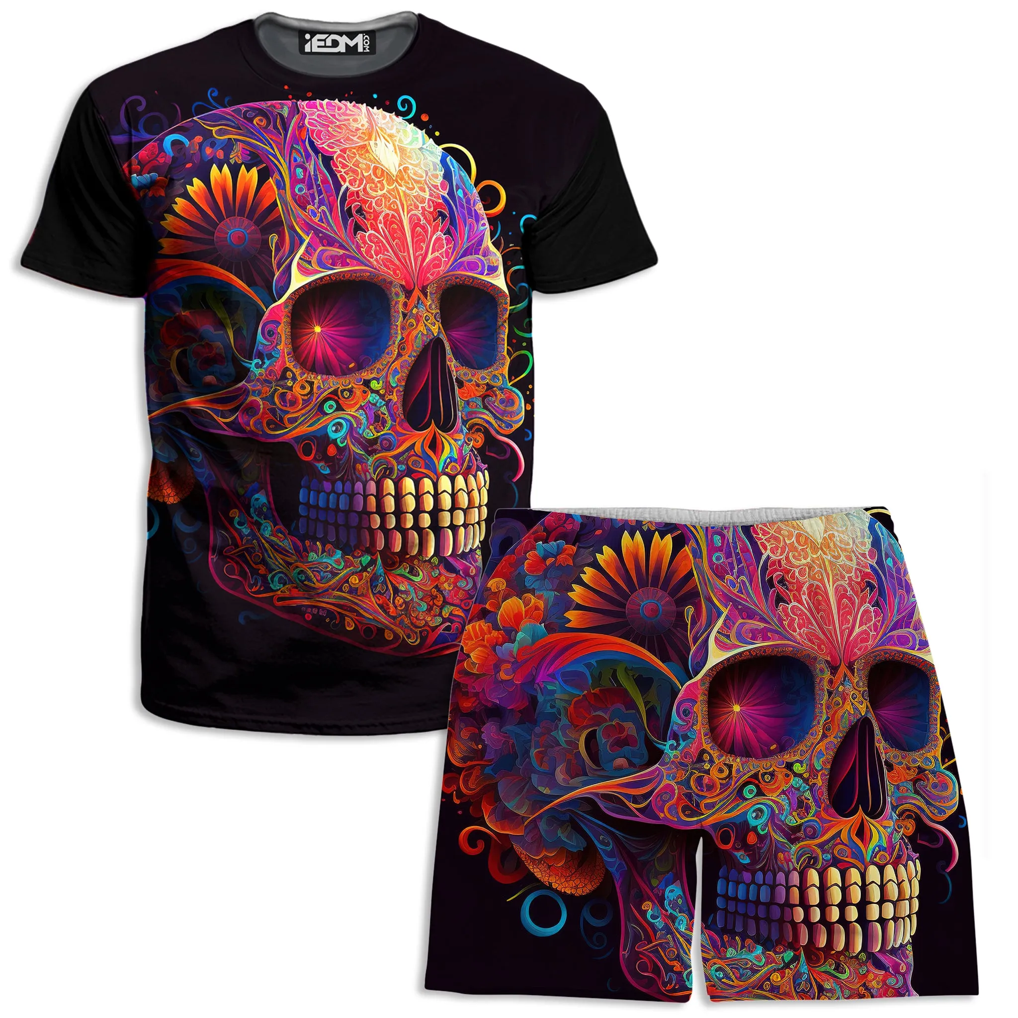 DOTD Skull T-Shirt and Shorts Combo