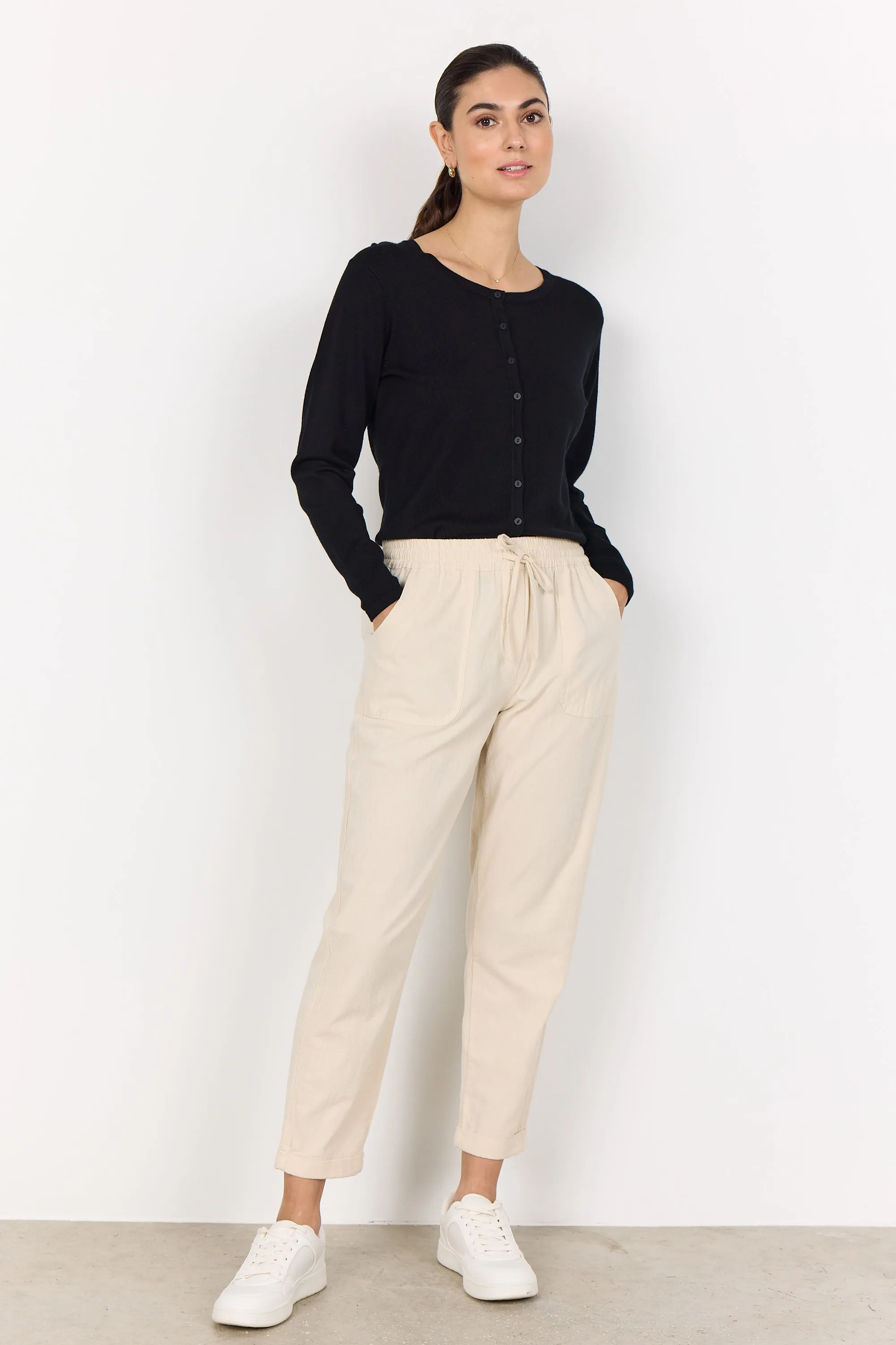 DRAWSTRING COTTON PANT