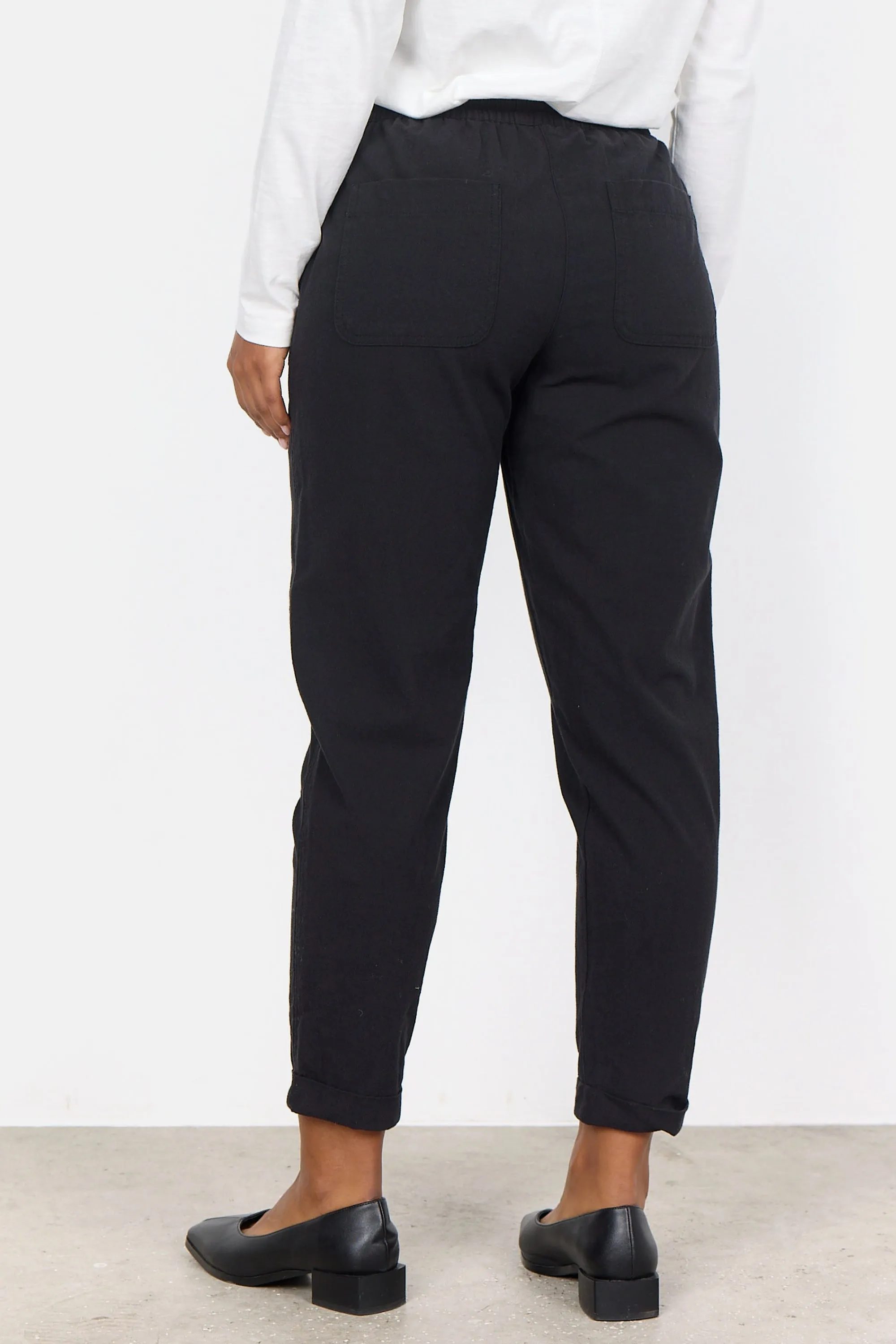 DRAWSTRING COTTON PANT