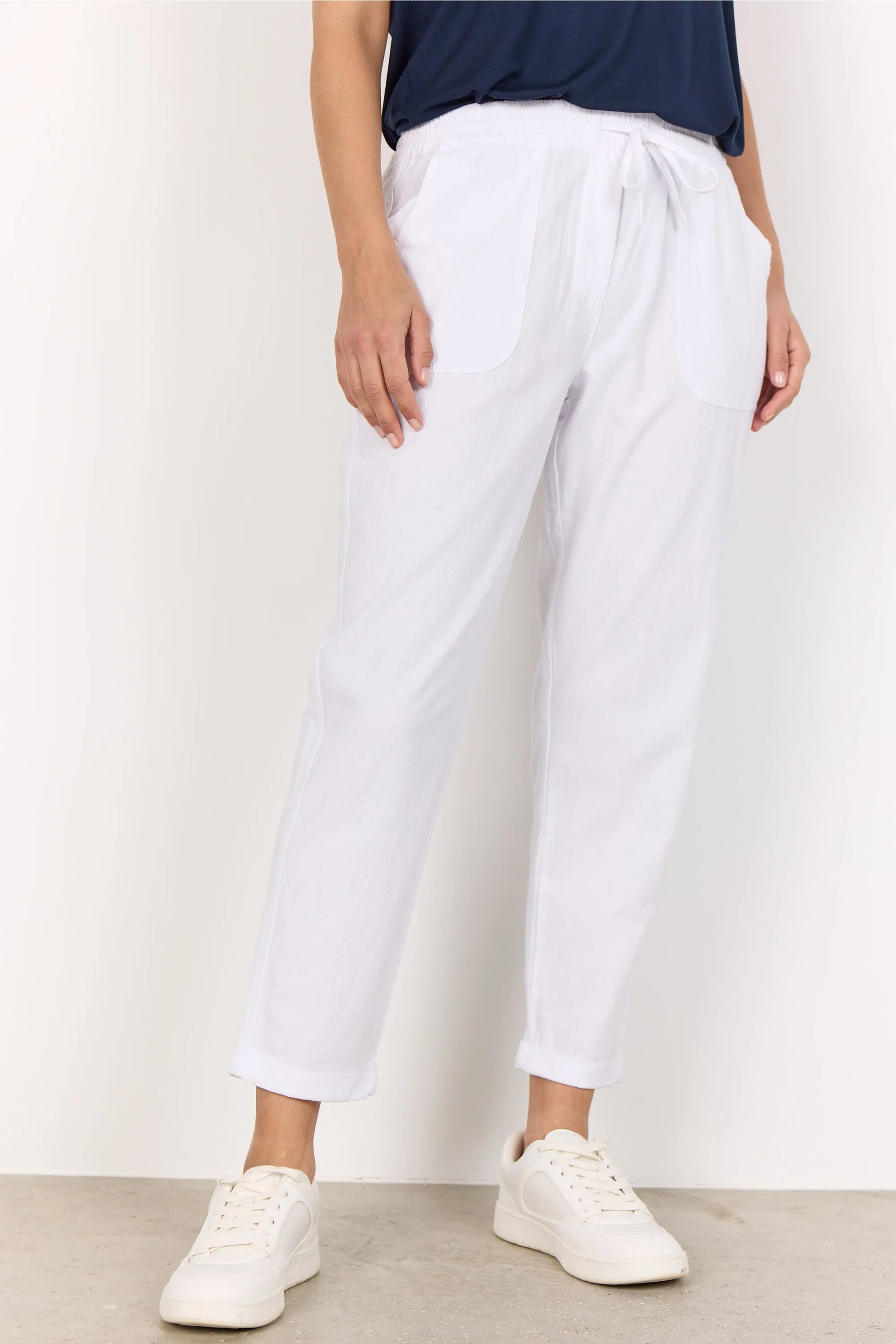 DRAWSTRING COTTON PANT