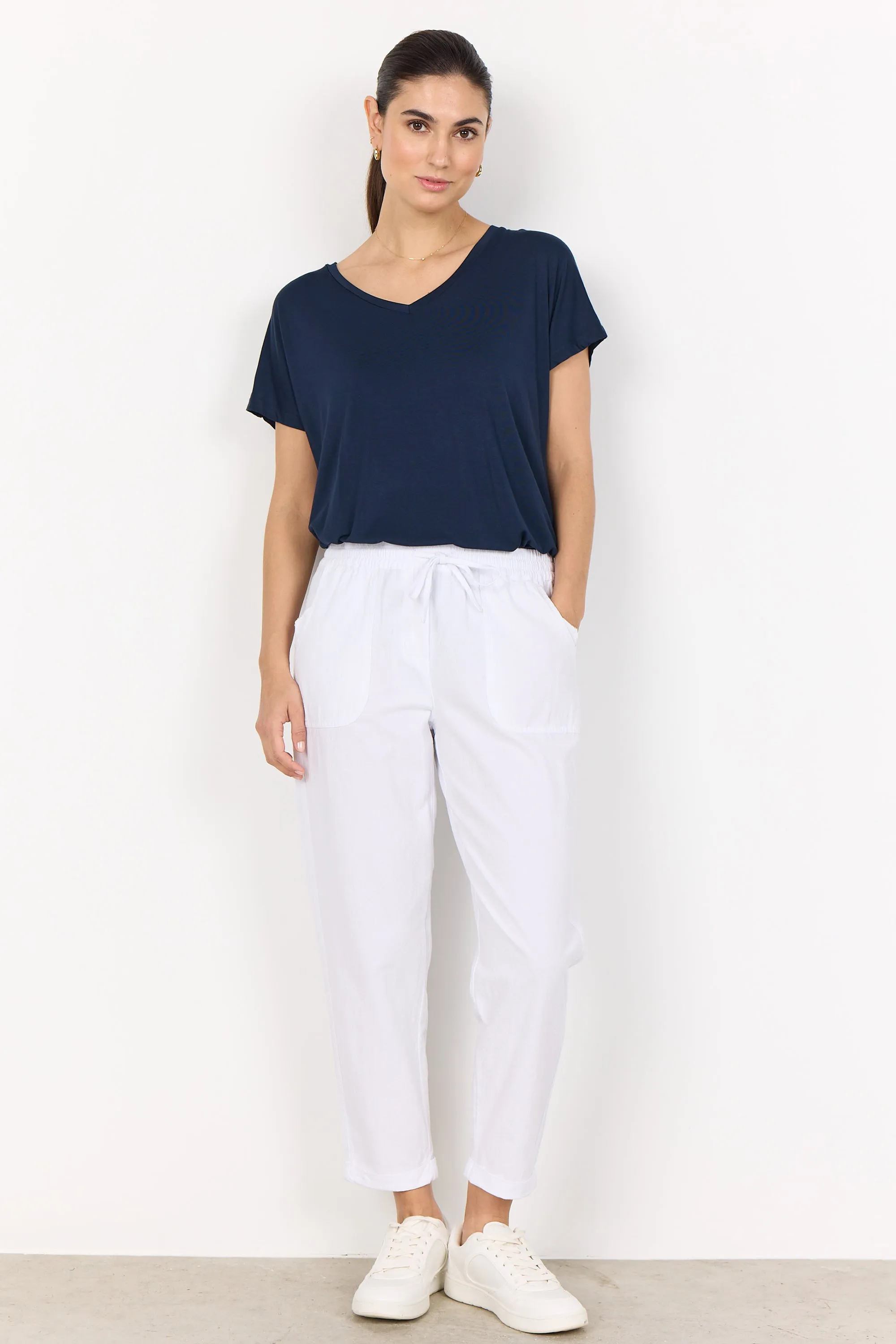 DRAWSTRING COTTON PANT