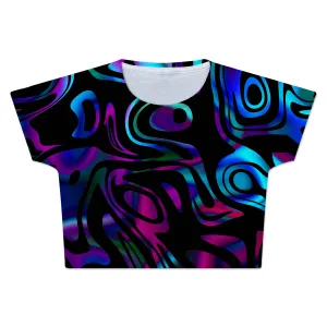 Dynamic Blues Crop Tee