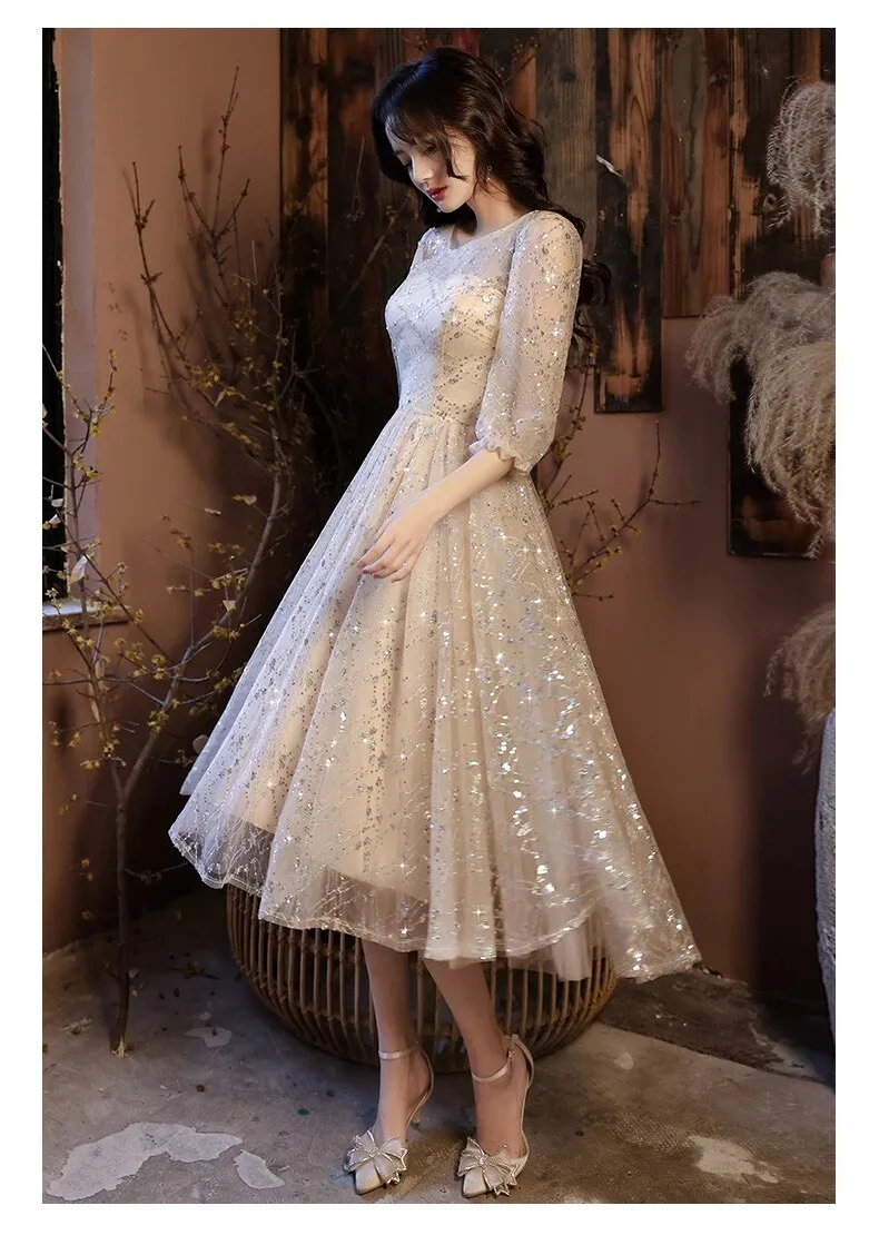 FashionSierra - New Stylish O-Neck Summer Evening Dress