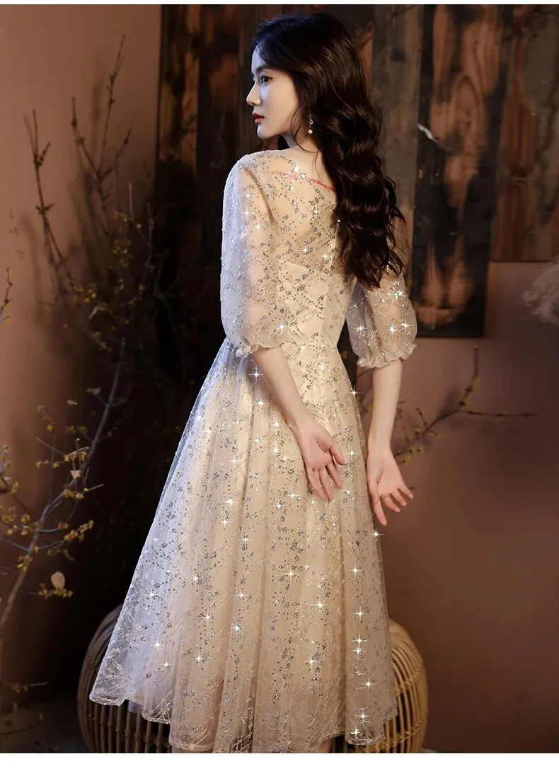 FashionSierra - New Stylish O-Neck Summer Evening Dress