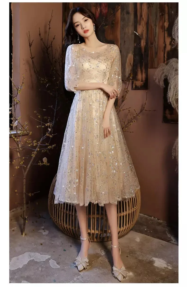 FashionSierra - New Stylish O-Neck Summer Evening Dress