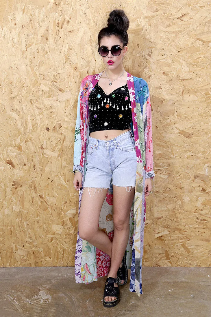 Fire Rose Full Length Kimono
