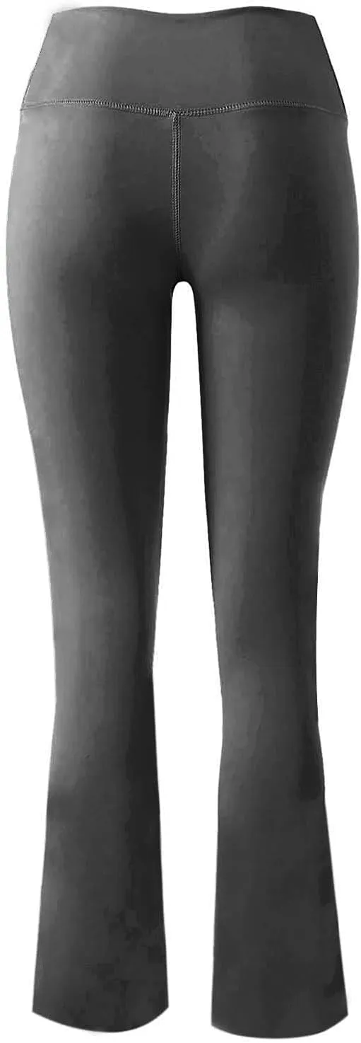 Flare Yoga Pants Womens High Waist Sports Workout Running Straight Leg Pant Plus Size Sexy Fitness Breathable Trousers