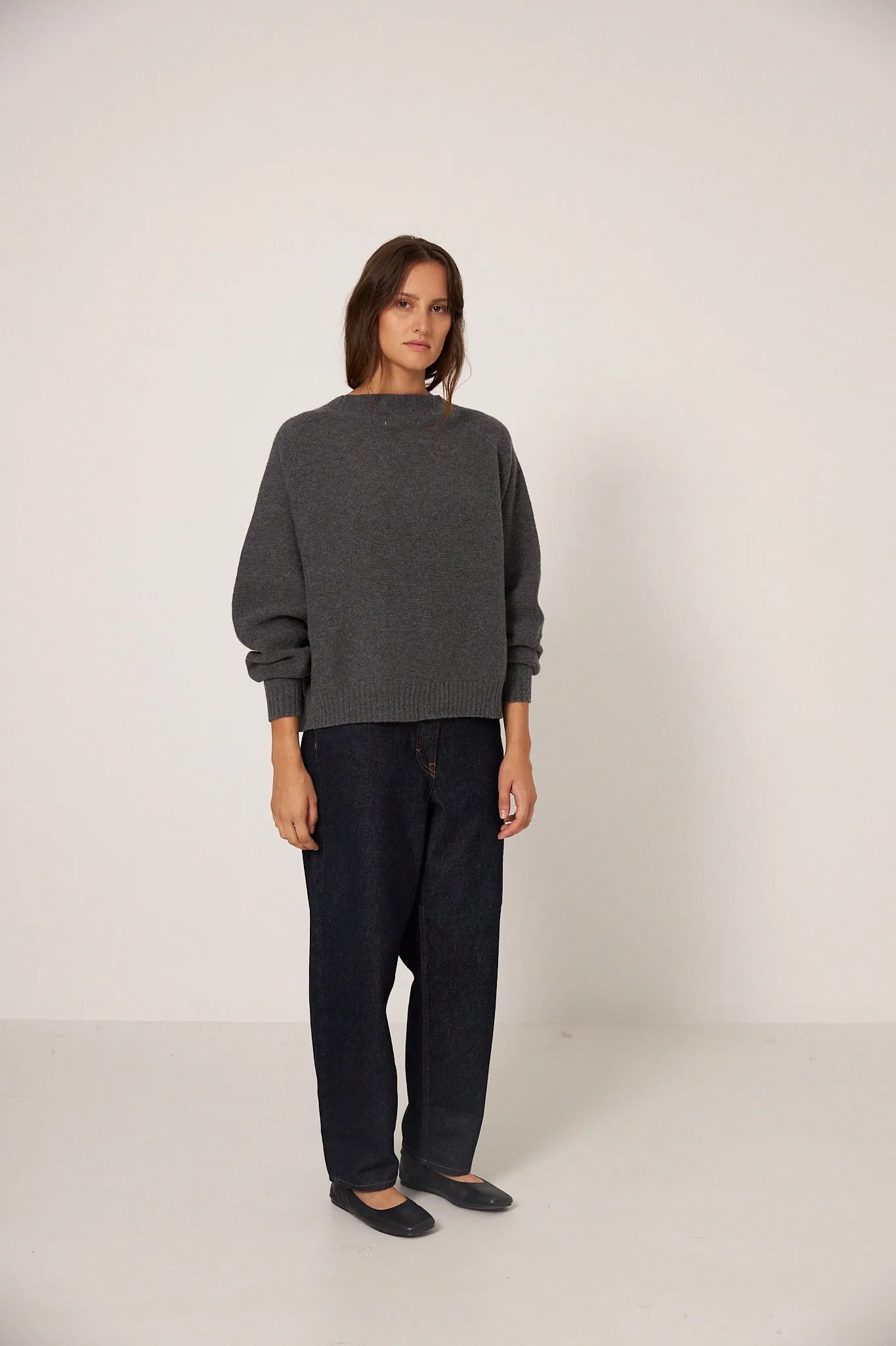 Francie Poet Knit Shadow Grey