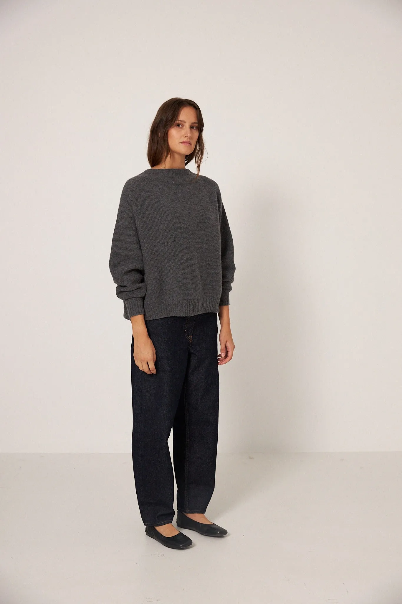 Francie Poet Knit Shadow Grey