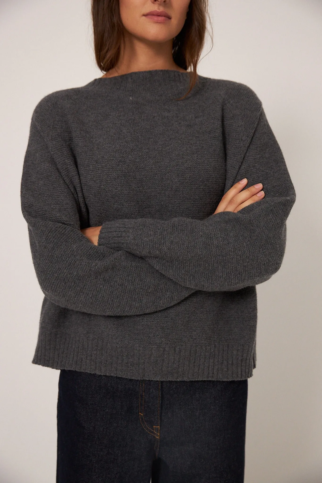 Francie Poet Knit Shadow Grey