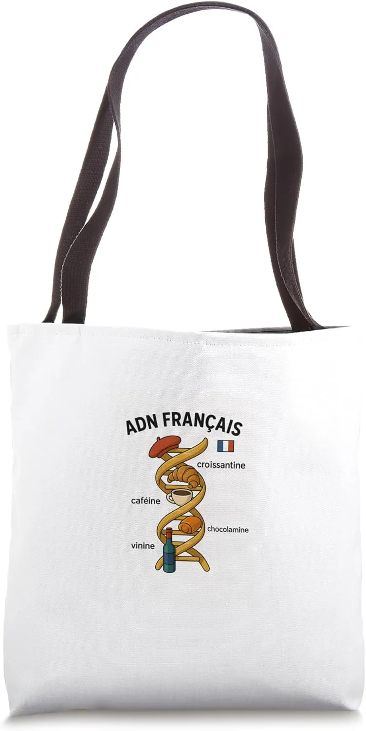 French DNA Tote Bag