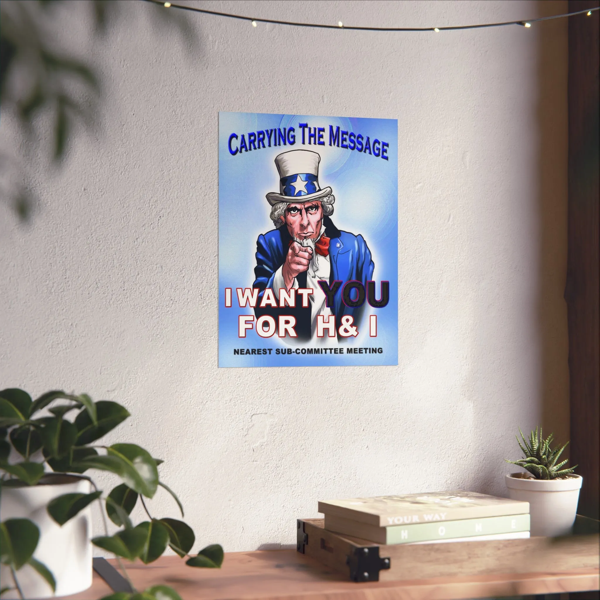 H&I Uncle Sam I Want You Vertical Posters