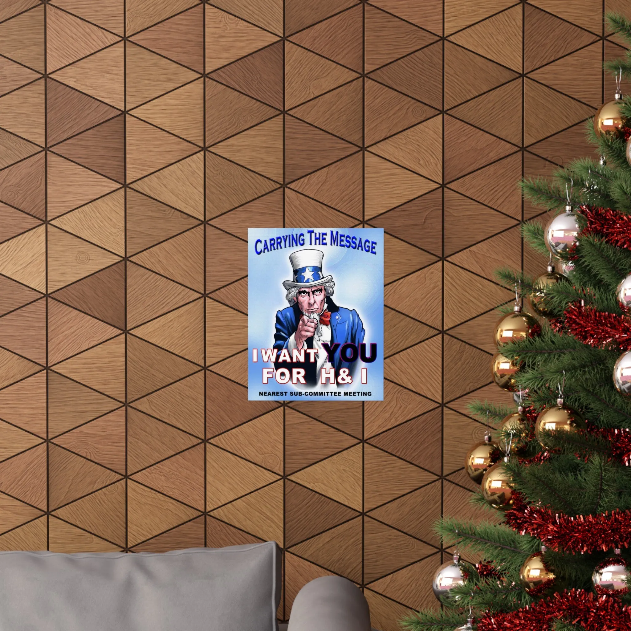 H&I Uncle Sam I Want You Vertical Posters