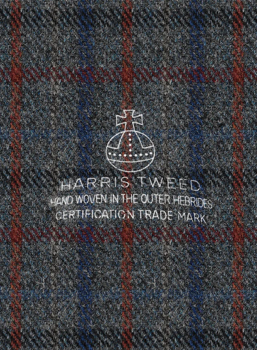 Harris Tweed Ice Blue Check Pants