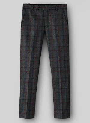 Harris Tweed Ice Blue Check Pants