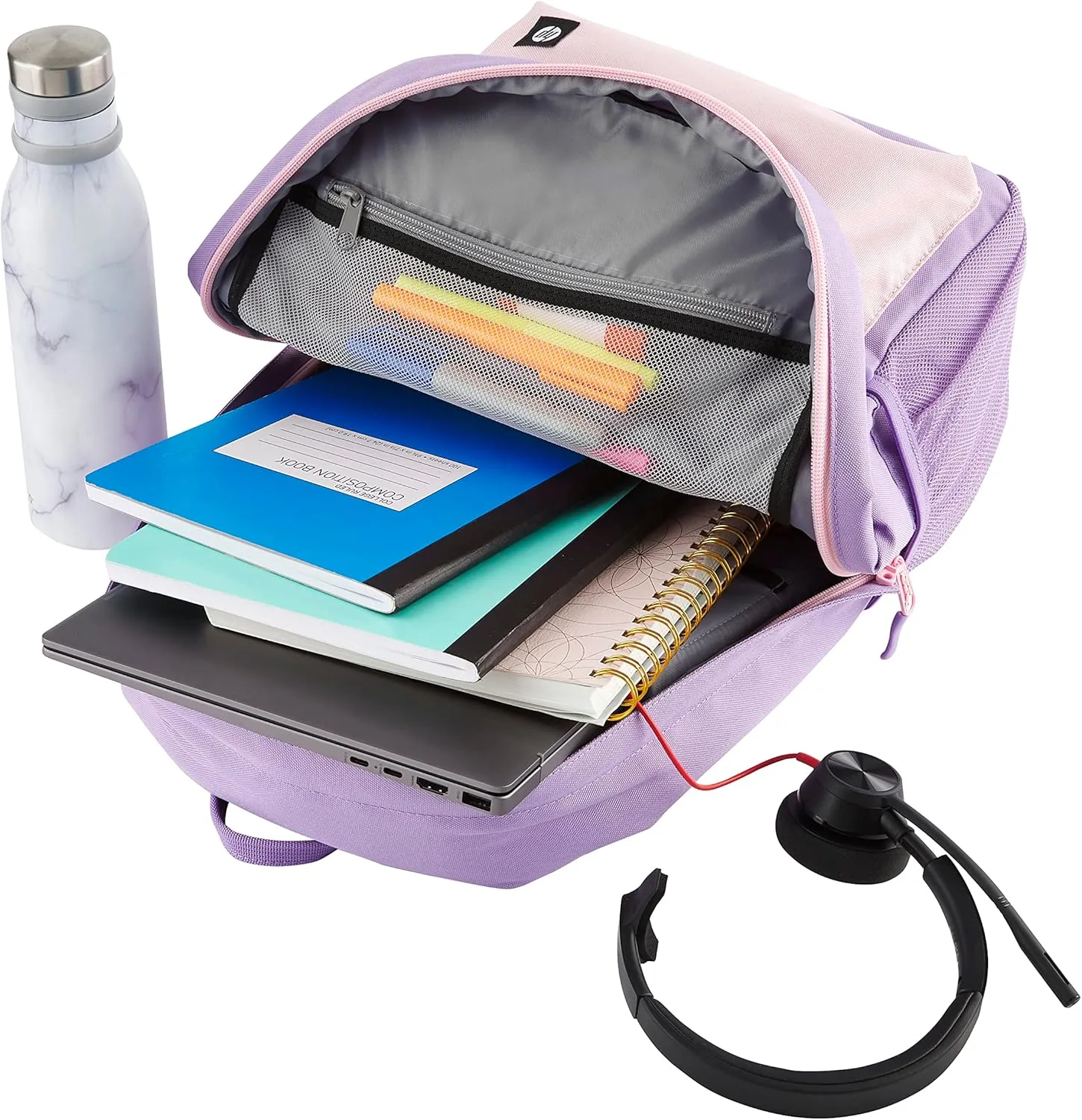 HP Backpack, Lavender, 17 Litri