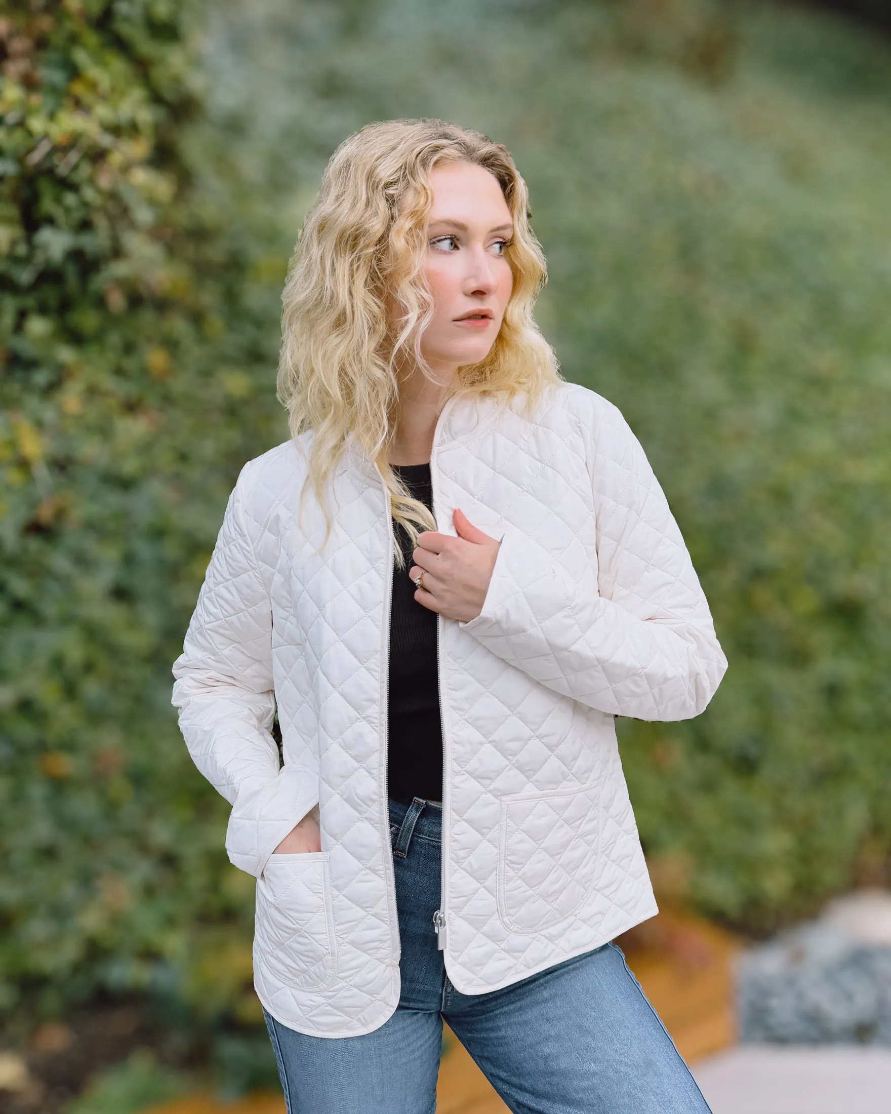 Ilse Jacobsen | Art 27 Quilted Jacket | Milk Creme