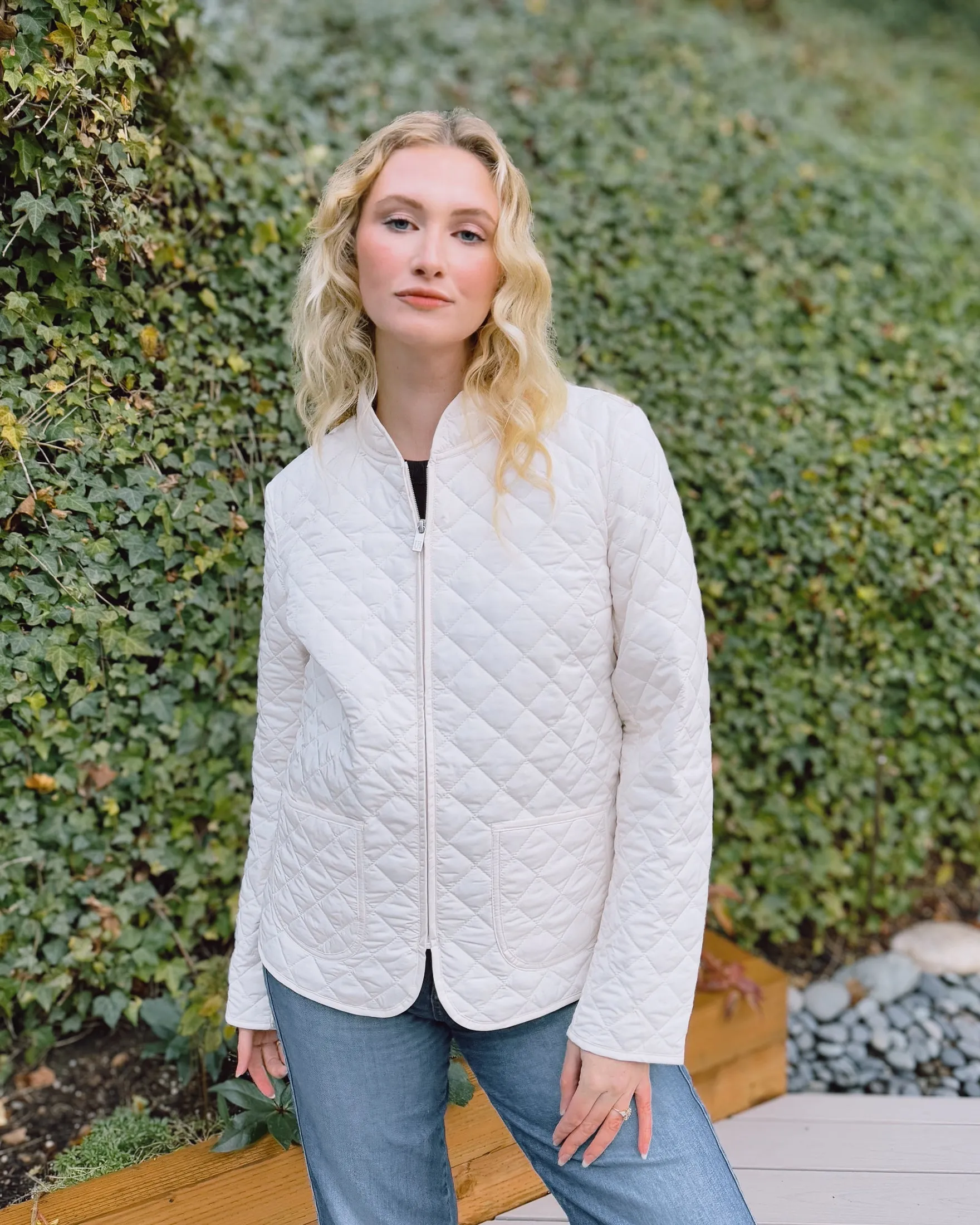 Ilse Jacobsen | Art 27 Quilted Jacket | Milk Creme