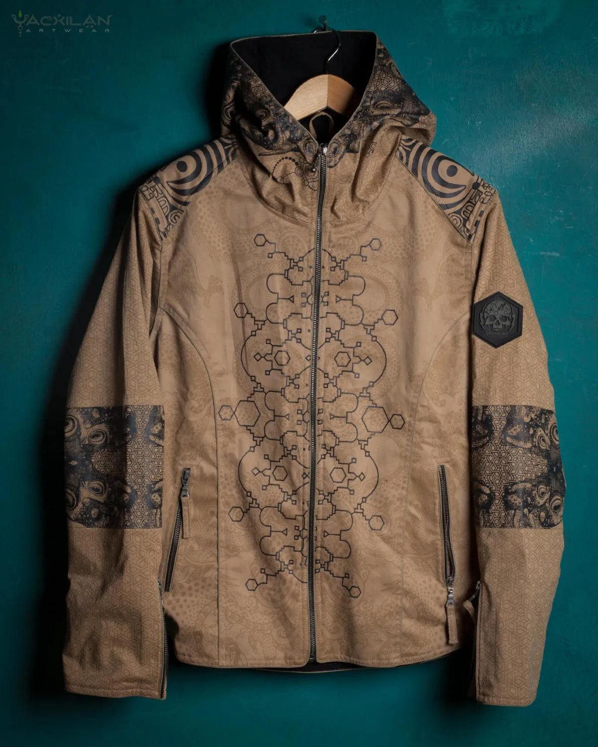 Jacket Men / Cotton Printed - Sand IKARO